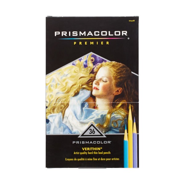 slide 5 of 8, Prismacolor Verithin Colored Pencils, 36 ct