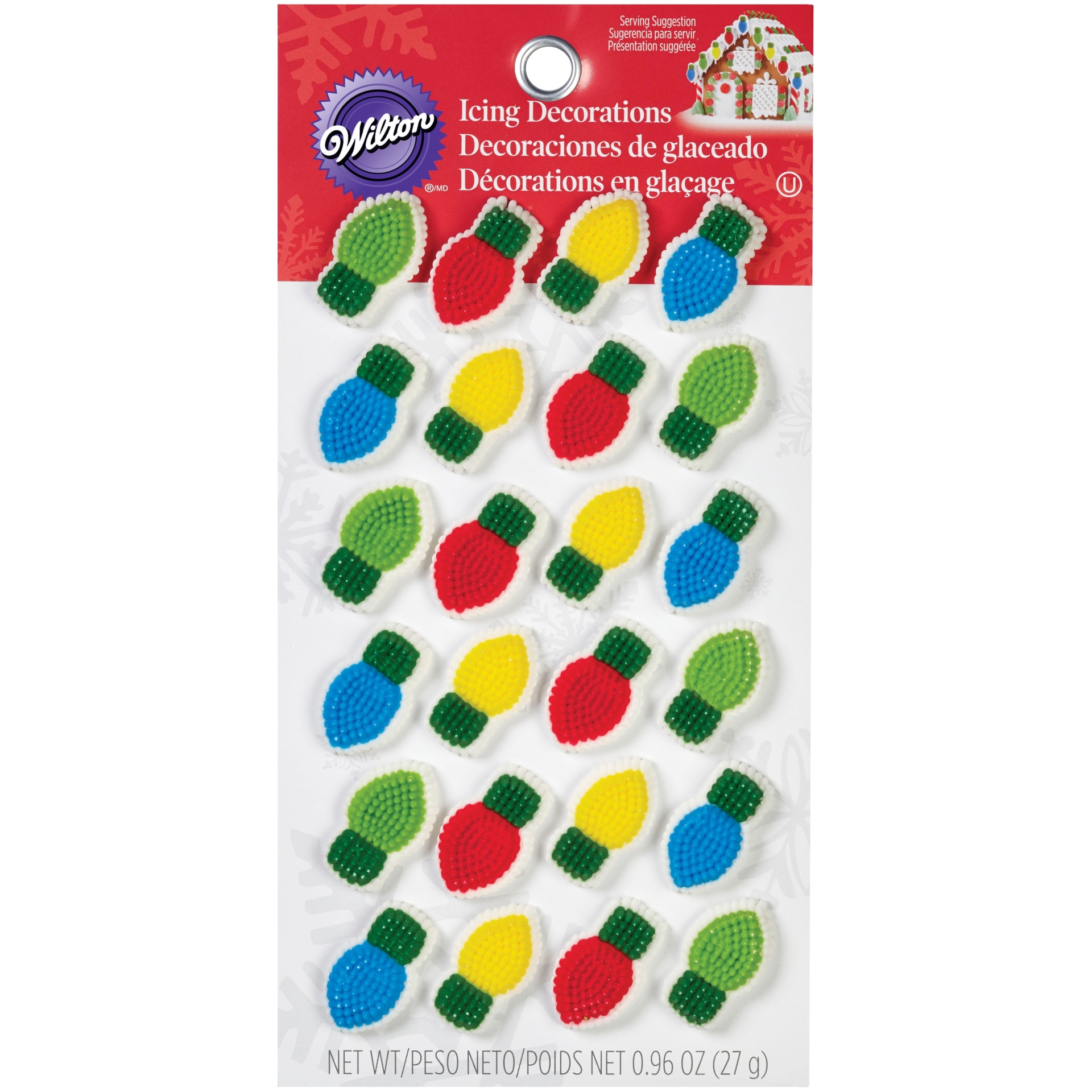 slide 1 of 2, Wilton Lightbulb Icing Decorations, 24 ct; 96 oz