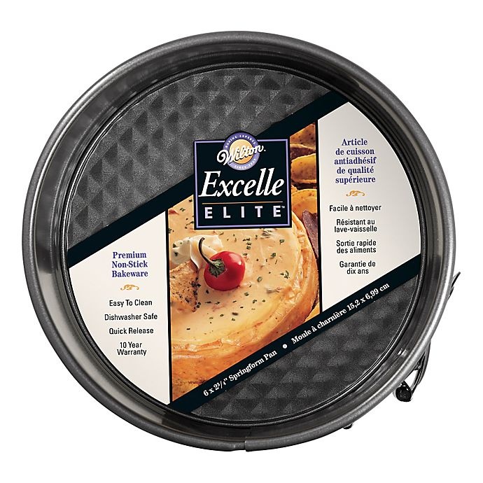 slide 2 of 5, Wilton Excelle Elite Nonstick Springform Pan, 6 in