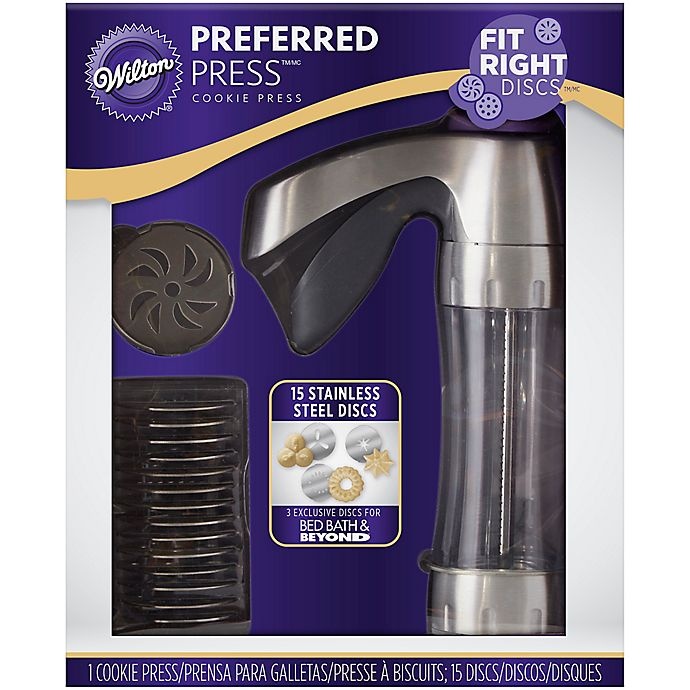 slide 3 of 5, Wilton Preferred Press Cookie Press Set, 1 ct