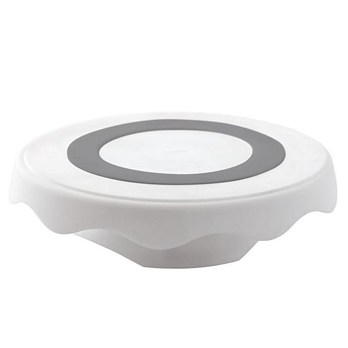 slide 4 of 4, Wilton High and Low Adjustable Cake Turntable - White, 1 ct