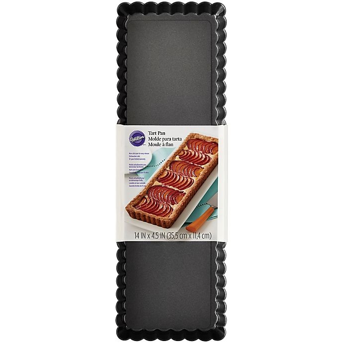 slide 3 of 4, Wilton Long Rectangle Tart Pan, 1 ct