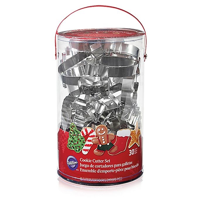 slide 2 of 2, Wilton Holiday Cookie Cutter Set, 30 ct