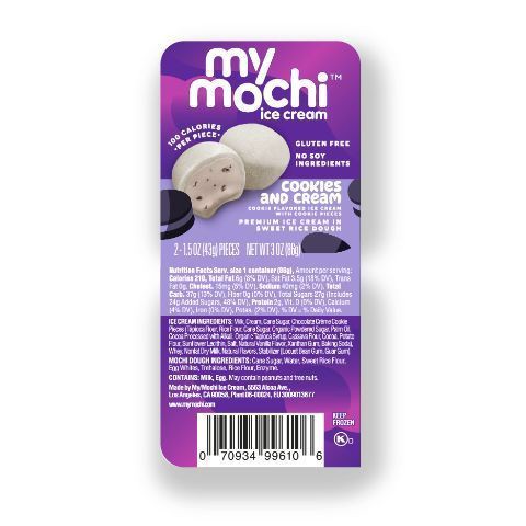 slide 1 of 1, My Mochi Ice Cream Cookies & Cream, 3 oz