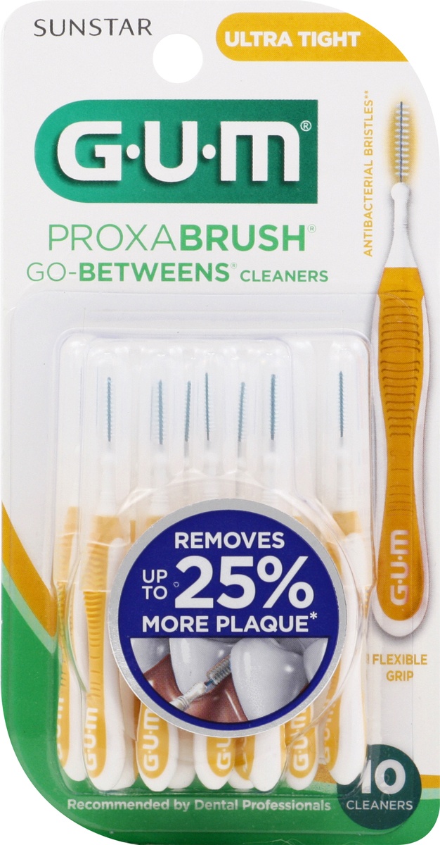 slide 7 of 8, Sunstar Gum Proxabrush Gobetweens Ultra Tight Cleaners, 10 ct