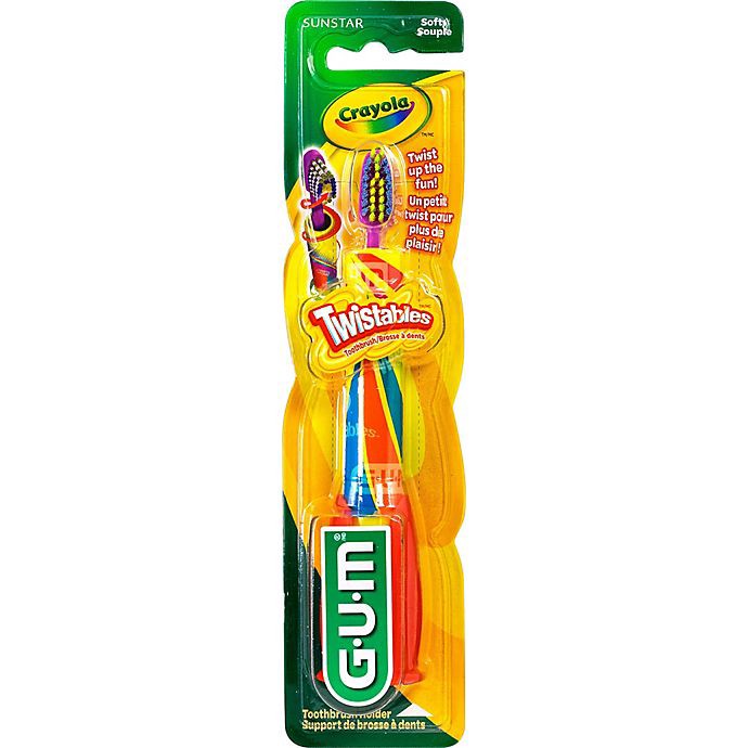 slide 3 of 3, G-U-M Crayola Twistables Kids' Manual Tooothbrush, 1 ct