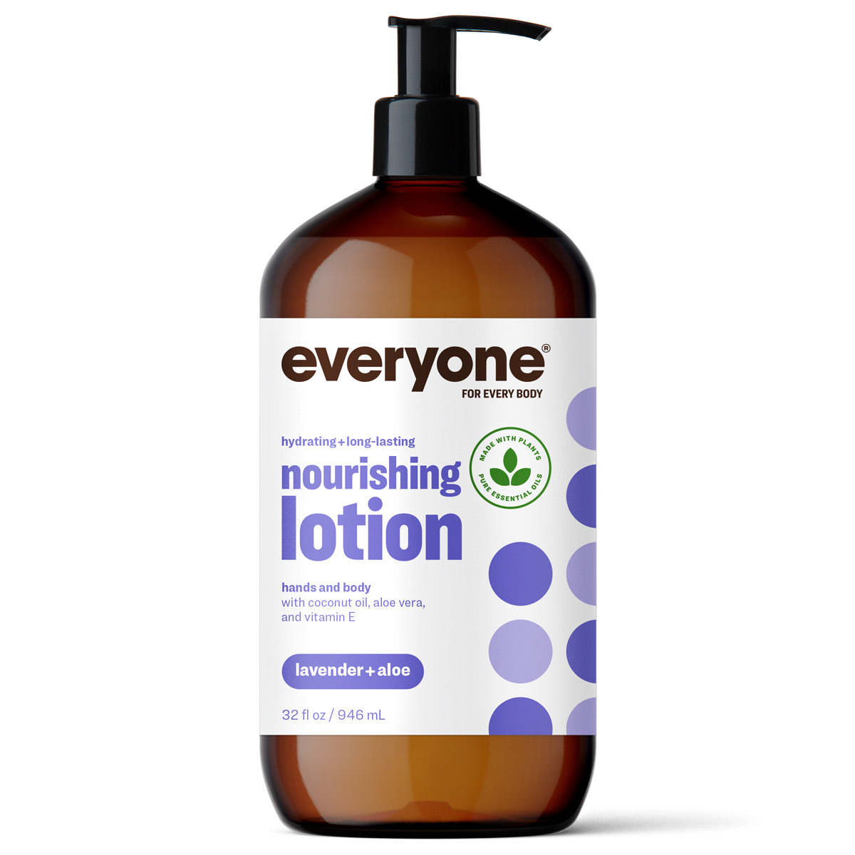 slide 1 of 1, Everyone Nourishing Lavender + Aloe Lotion 32 oz, 32 fl oz