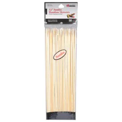 Culinary Elements 12 Inches Jumbo Bamboo Skewers 50 ea