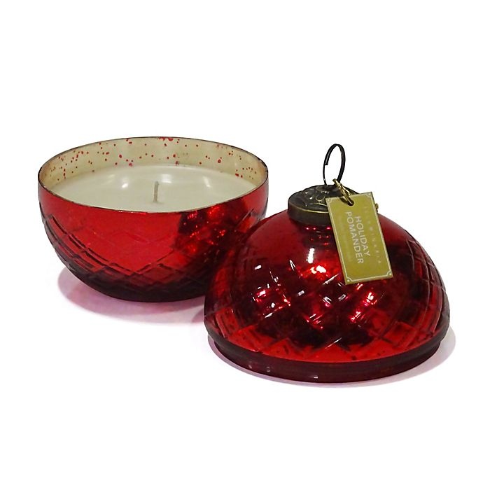 Zodax Small Ornament Jar Candle Red 1 ct Shipt