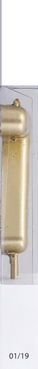 slide 3 of 6, Unique Industries Mini Gold Number 7 Birthday Candle, 1 ct