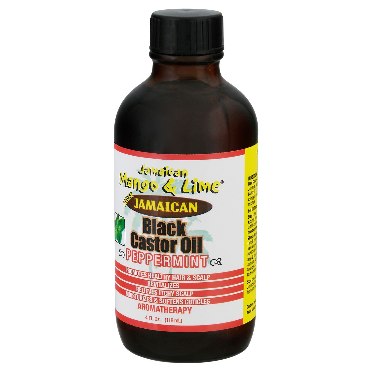 slide 3 of 9, Jamaican Mango & Lime Peppermint Black Castor Oil 4 fl oz, 4 fl oz