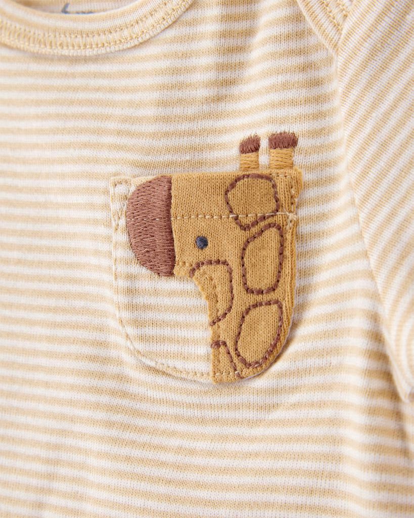 slide 2 of 9, Carter's Carters Baby 5-Pack Animals Short-Sleeve Cotton Bodysuits Multi 6M, 1 ct