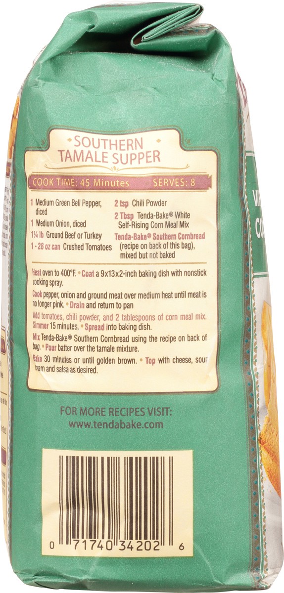 slide 7 of 9, Tenda-Bake White Self-Rising Corn Meal Mix 2 lb Bag, 2 lb