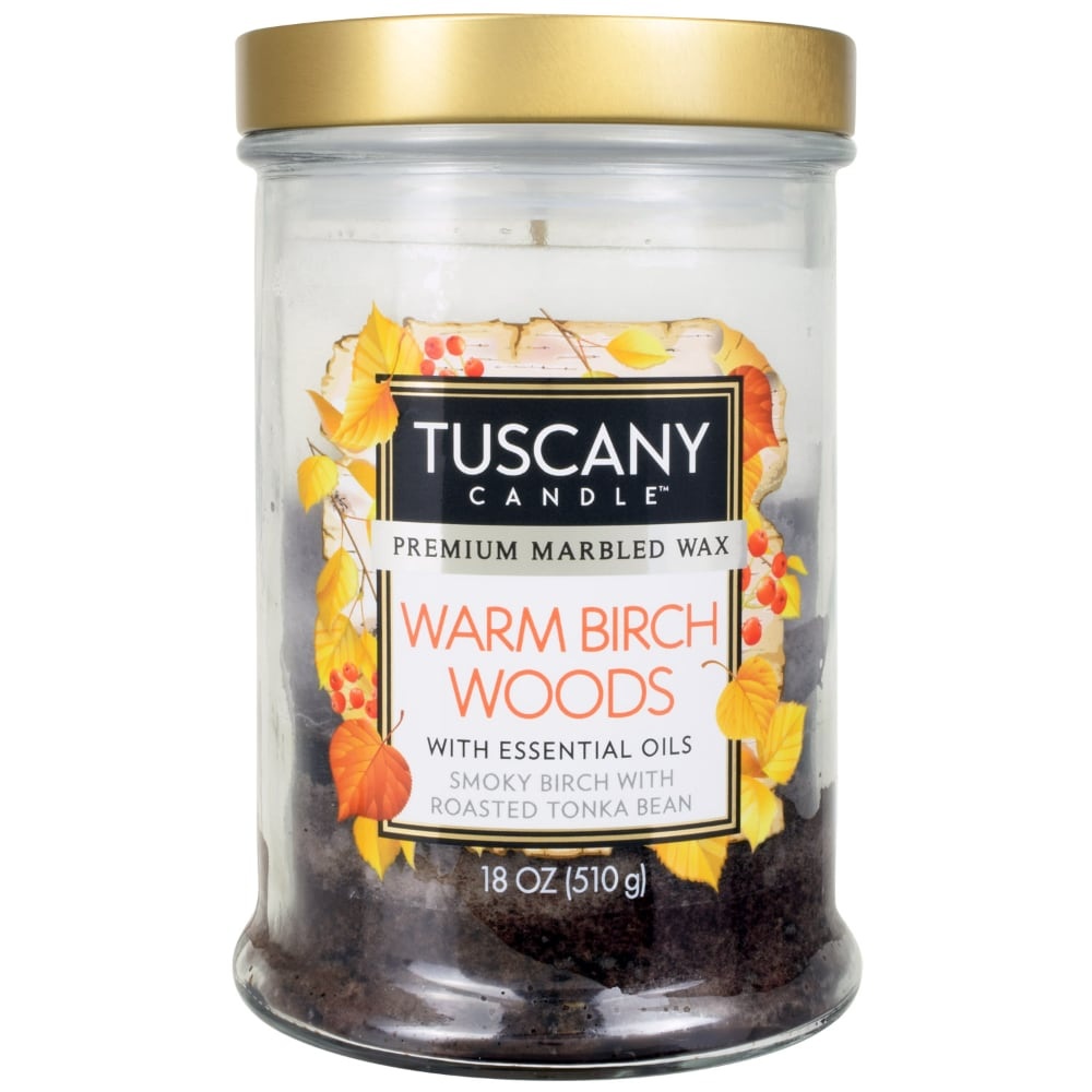 slide 1 of 1, Tuscany Candle Scented Candle - Warm Birch Woods, 18 oz