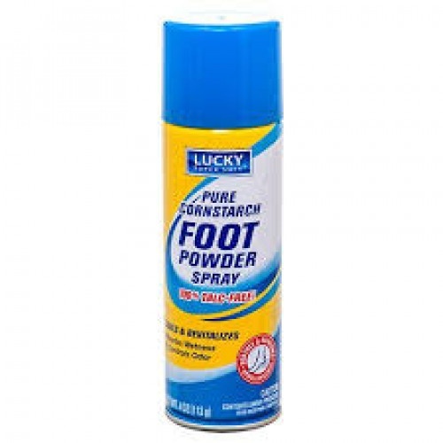 slide 1 of 1, Lucky Super Soft Spray Foot Powder, 4 oz