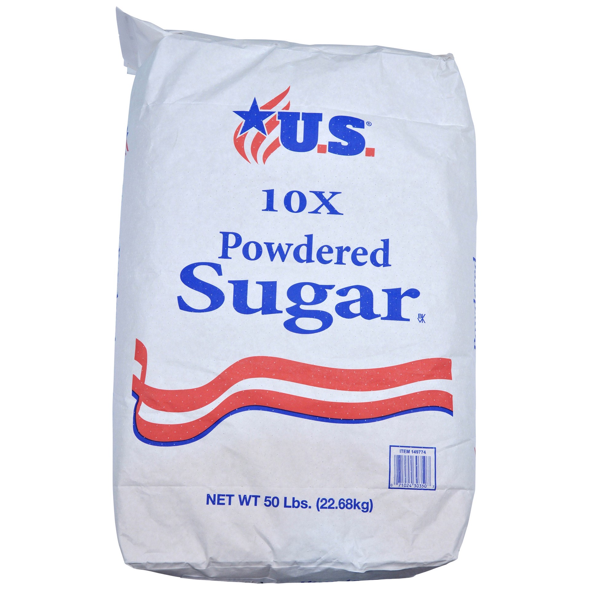 slide 1 of 1, U.S. Powdered Sugar, 50 lbs, 