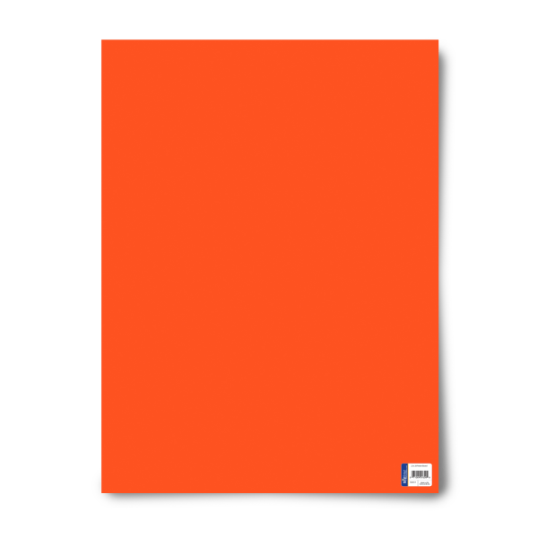 slide 1 of 1, Royal Paper Royal Brites Poster Board, Neon Orange, Panels, 25 ct; 22 in x 28 in