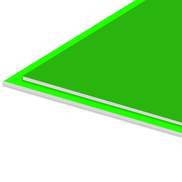slide 4 of 4, Royal Brites 2 Cool Colors Sturdy Board Foam Board, Yellow & Green, 20 in x 30 in