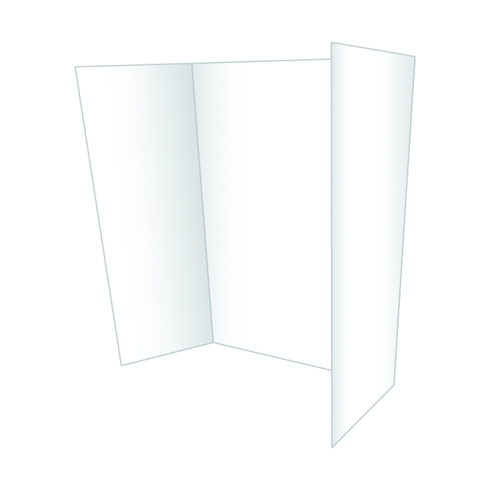 slide 2 of 2, Royal Brites White Tri-Fold Foam Board, 22 in x 28 in