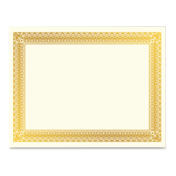 slide 3 of 3, Non Brand Rome Certificates, Heavyweight With Gold Foil, 8.5"X11", 15 Pack, 15 ct