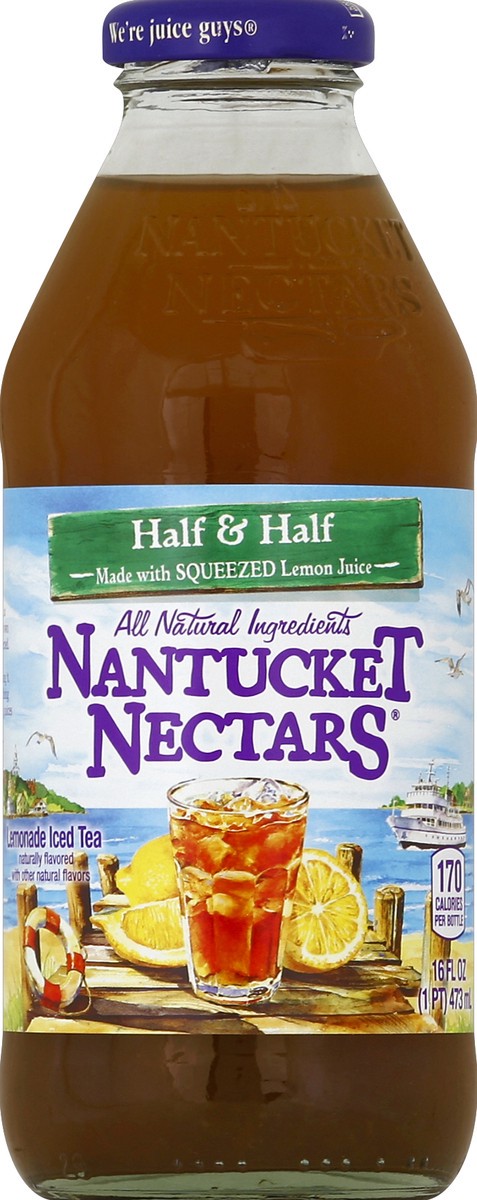 slide 4 of 4, Nantucket Nectars Half & Half, 16 fl oz