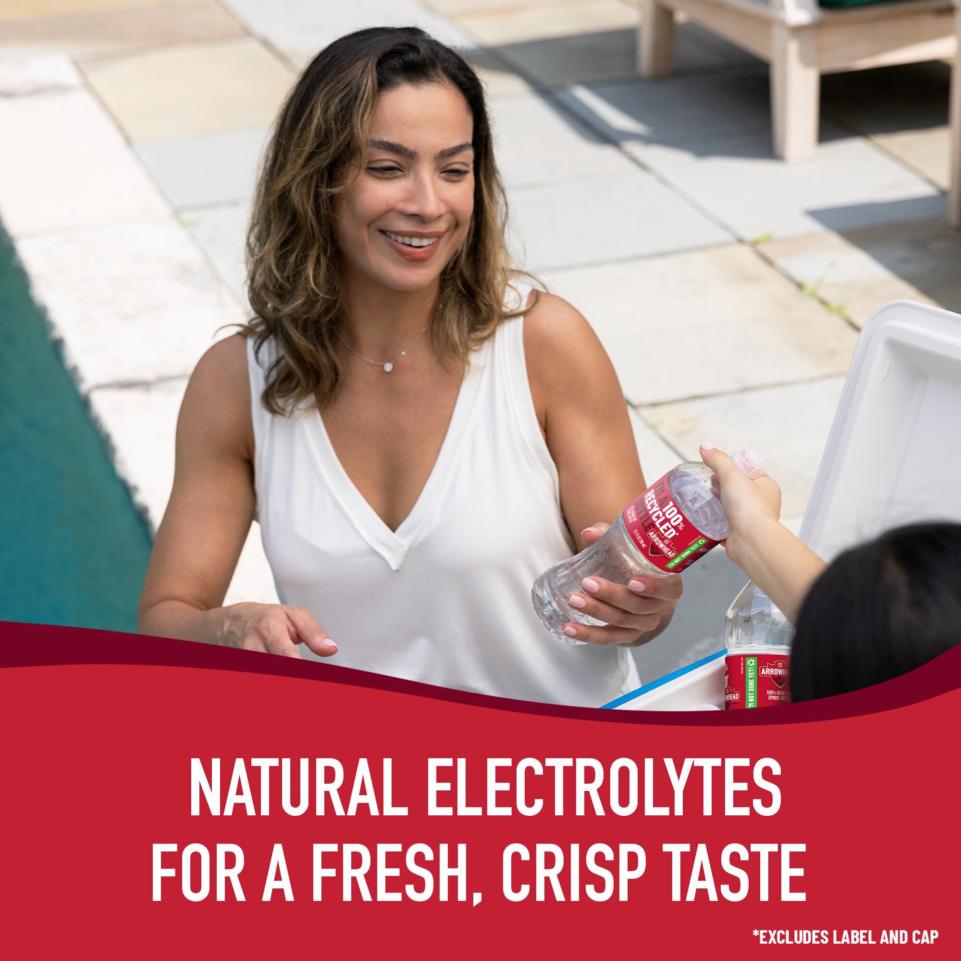 slide 9 of 10, ARROWHEAD Brand 100% Mountain Spring Water, 20-ounce plastic bottles (Pack of 24), 20 oz