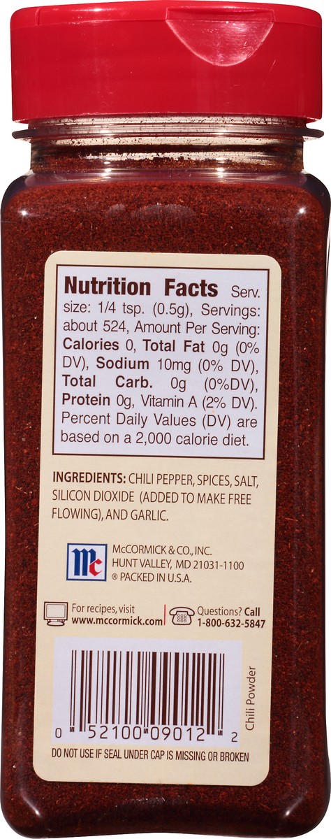 slide 3 of 10, McCormick Chili Powder, 9.25 oz, 9.25 oz