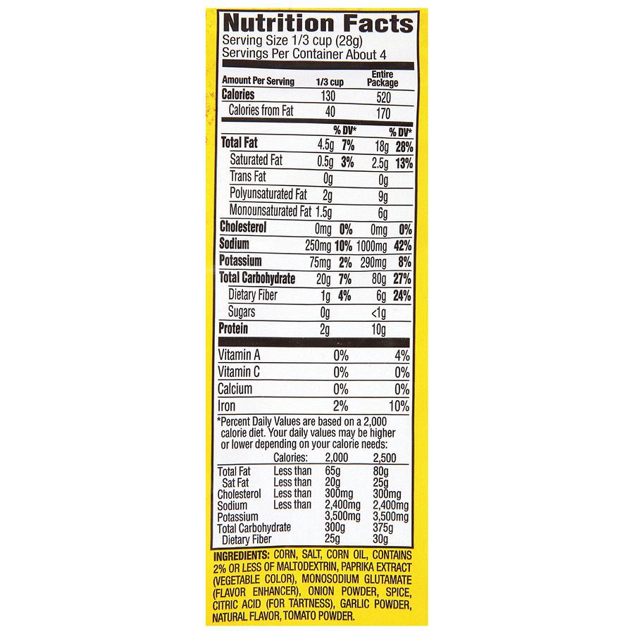slide 3 of 3, Corn Nuts Crunchy Chilly Picante Con Limon Corn Kernels 4 oz, 4 oz