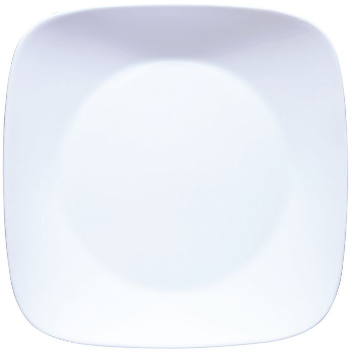 slide 2 of 2, Corelle Vivid White Square Dinnerware Set, 16 ct