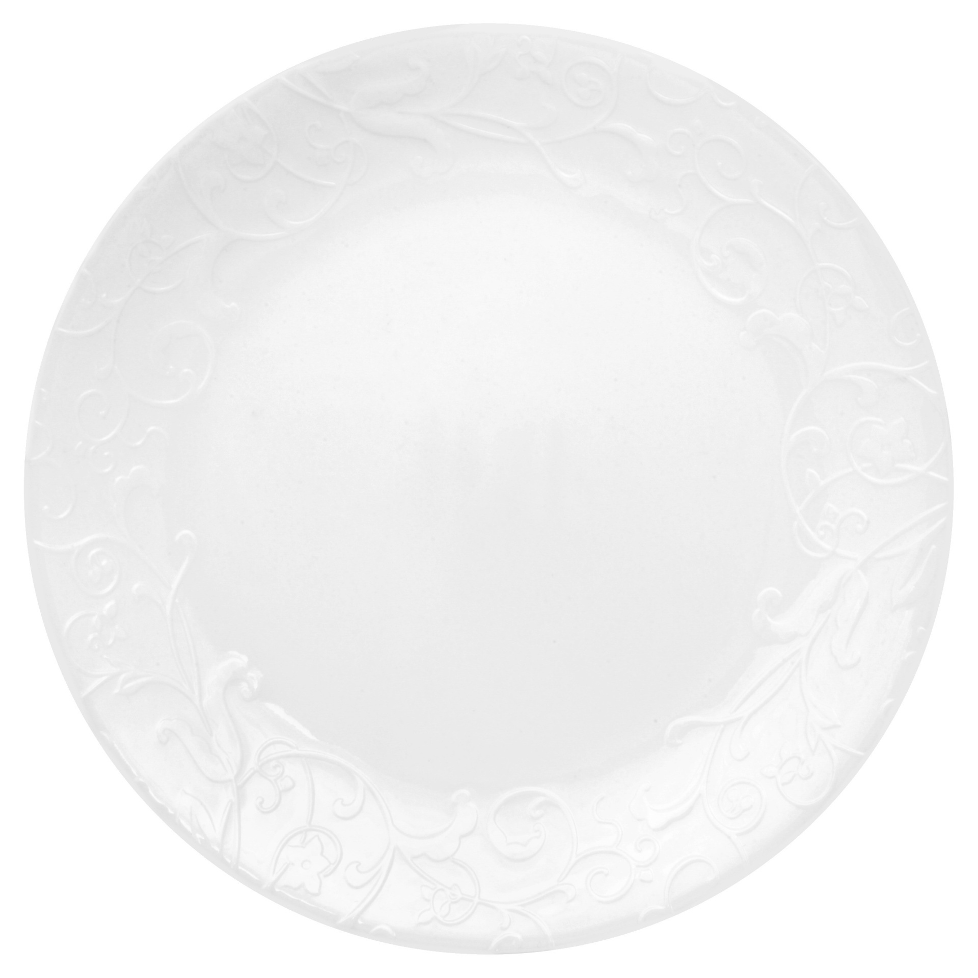 slide 1 of 1, Corelle Embossed Faenza Dinner Plate, 10.25 in