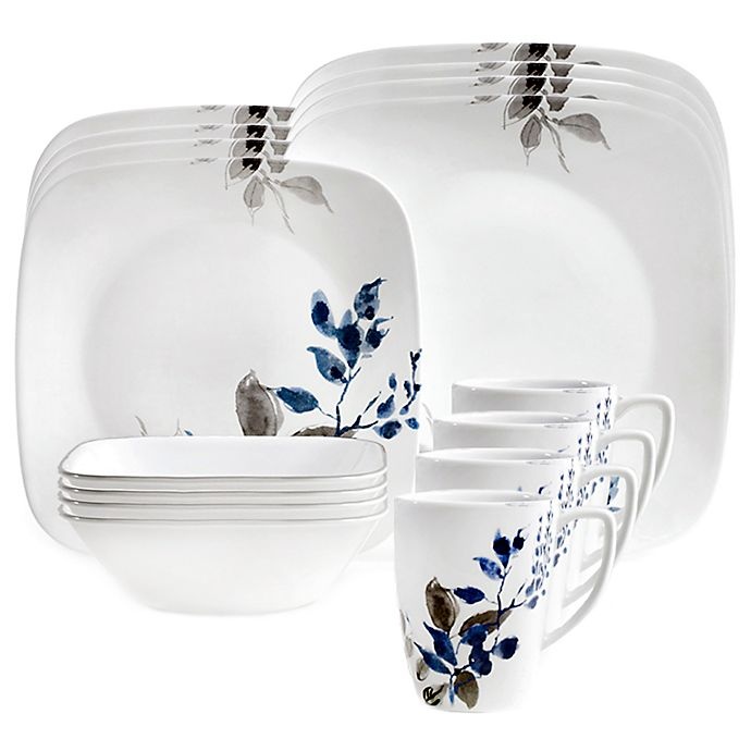 slide 2 of 2, Corelle Boutique Kyoto Night Dinnerware Set, 16 ct