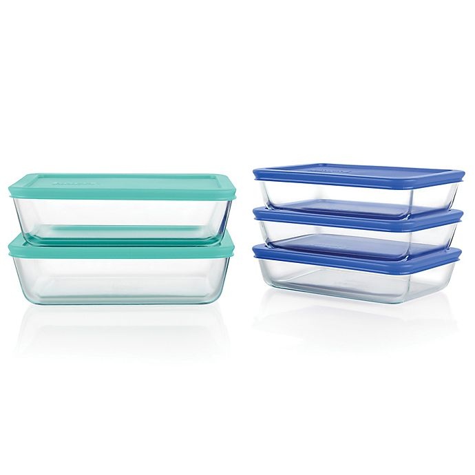 slide 3 of 3, Pyrex Meal Prep Set, 10 ct