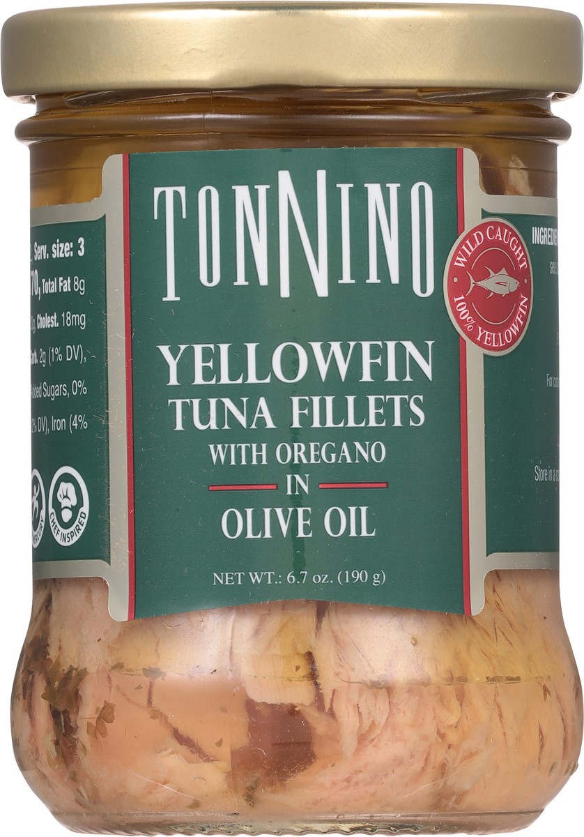 slide 6 of 9, Tonnino Tuna Fillets - Oregano Olive Oil, 6 oz