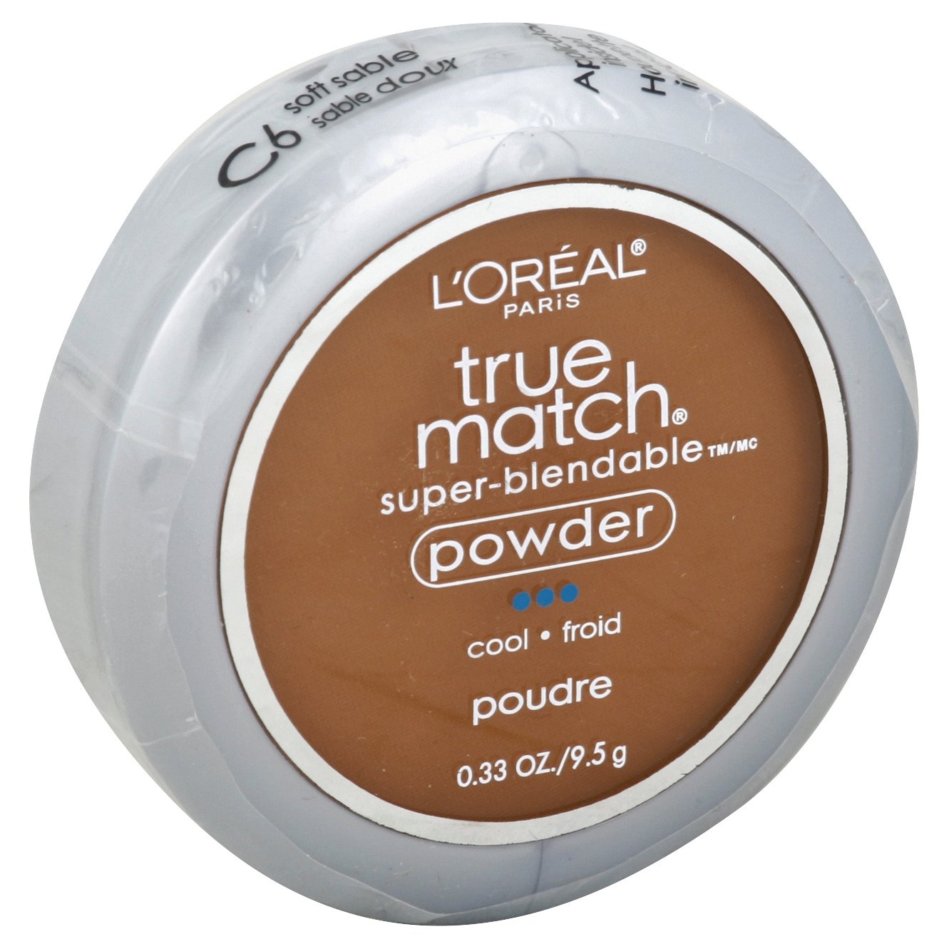 slide 1 of 3, L'Oreal Paris True Match Makeup Super Blendable Oil-Free Pressed Powder - C6 Soft Sable - 0.33oz, 0.33 oz