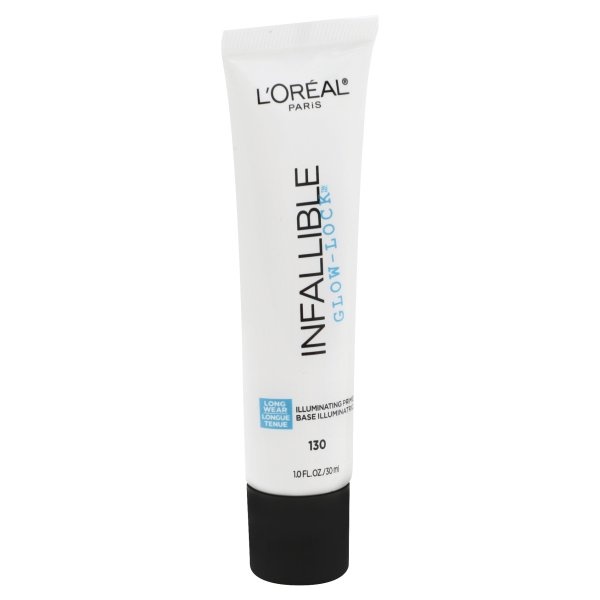 slide 1 of 4, L'Oreal Paris L'Oréal Paris Infallible Pro Glow Lock Face Makeup Primer, 1 fl oz