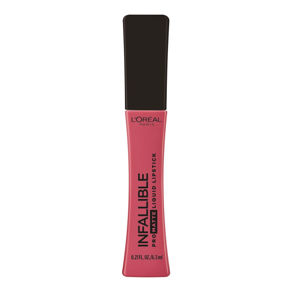 slide 2 of 4, L'Oréal Pro-Mat Liquid Lip Pink Soire, 1 ct