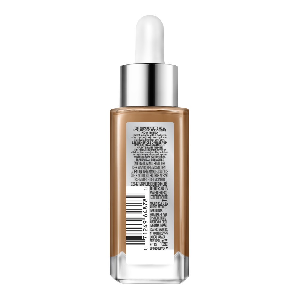 slide 5 of 5, L'Oréal True Match Nude Cool Deep 7.5-8.5 Hyaluronic Tinted Serum 1.0 fl oz, 1 fl oz