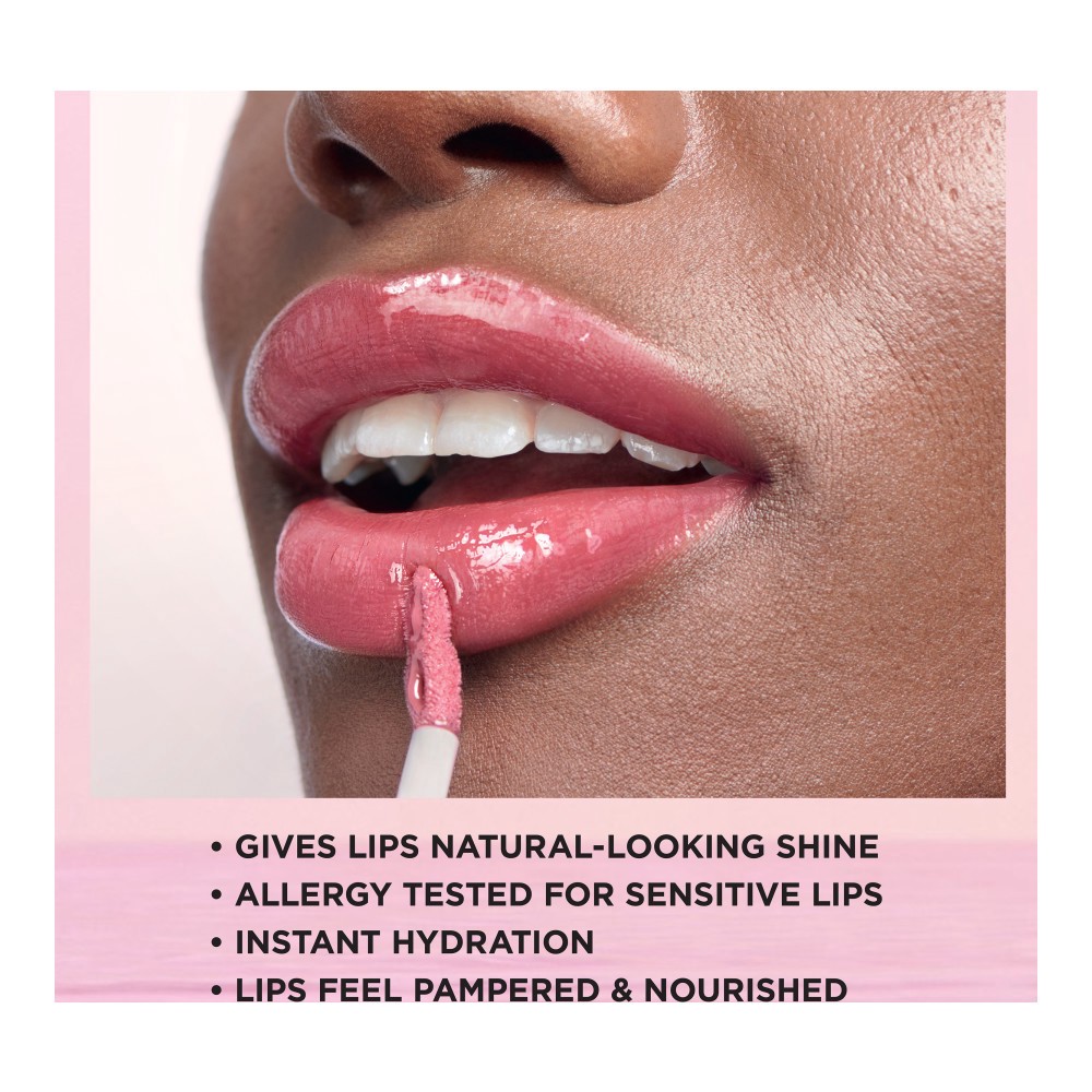 slide 5 of 5, L'Oréal L'Oreal Paris Glow Paradise Lip Balm-Gloss with Pomegranate Extract, Sophisticated Rose, 1 ct