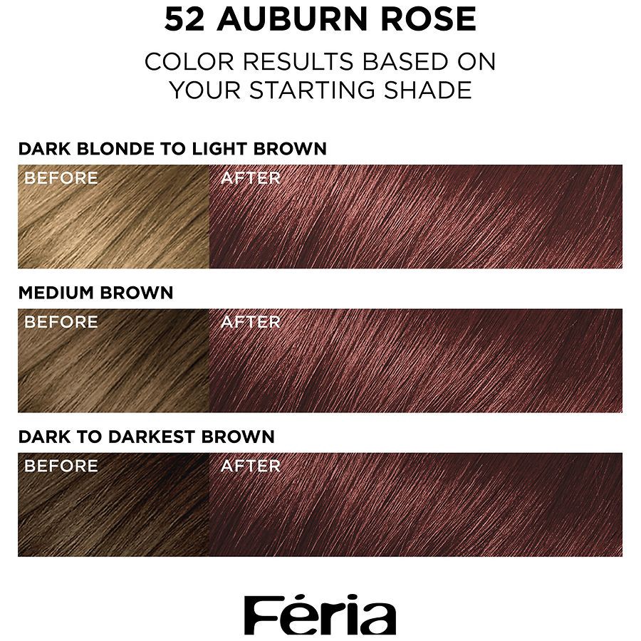 slide 5 of 5, L'Oréal Fería 52 Auburn Rose Permanent Hair Color 1 ea, 1 ct