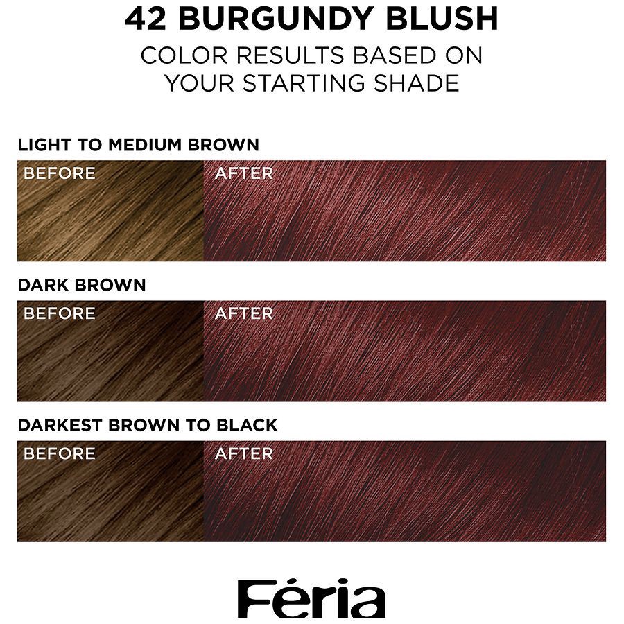 slide 5 of 5, L'Oréal Fería 42 Burgundy Blush Shimmering Multi-Faceted Permanent Colour 1 ea, 1 ct