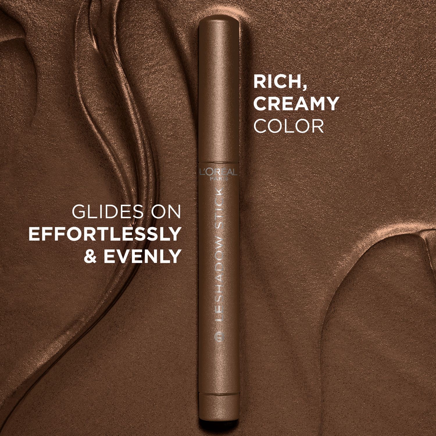 slide 2 of 4, L'Oreal Paris Paradise Hypnoteyes Shadow Sticks, Brown Abyss, 1 ct