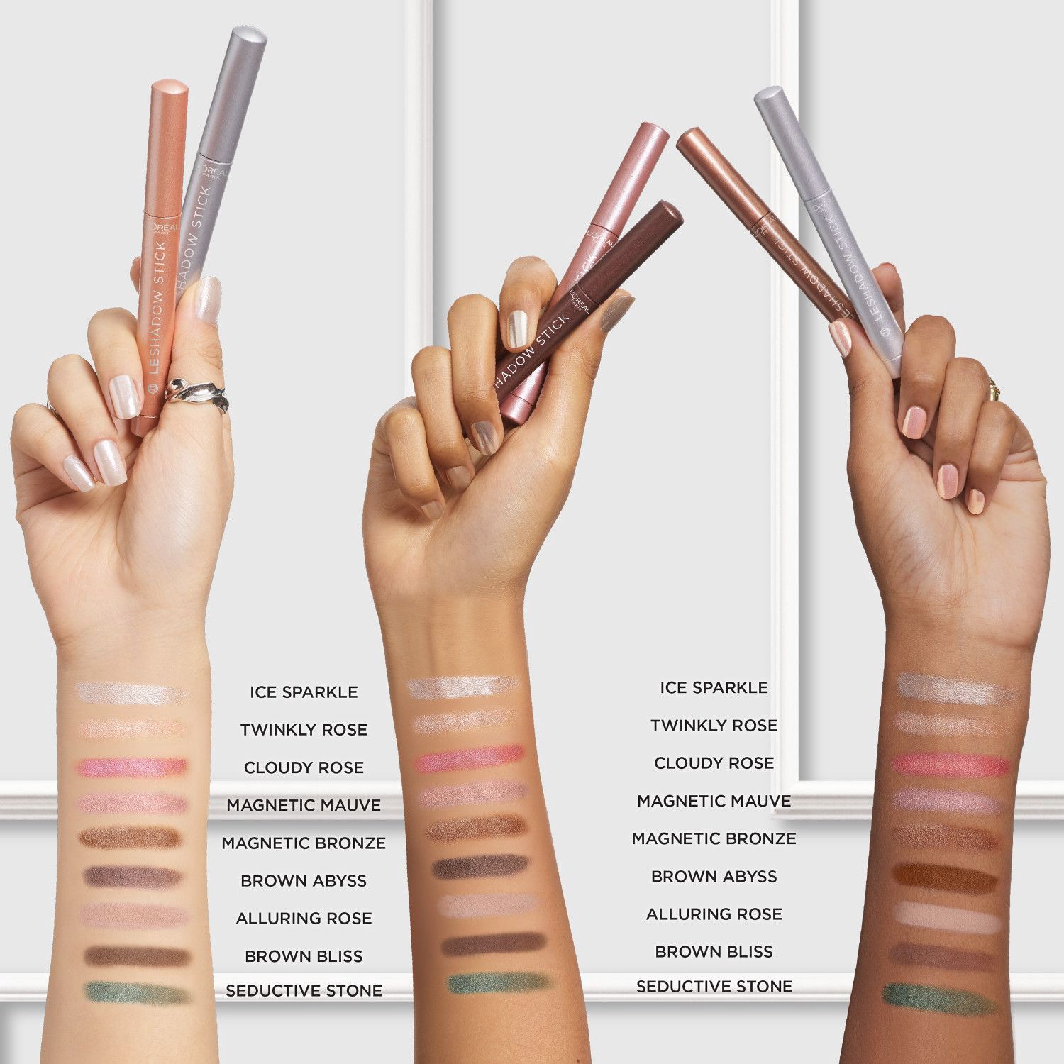 slide 3 of 4, L'Oreal Paris Paradise Hypnoteyes Shadow Sticks, Brown Abyss, 1 ct