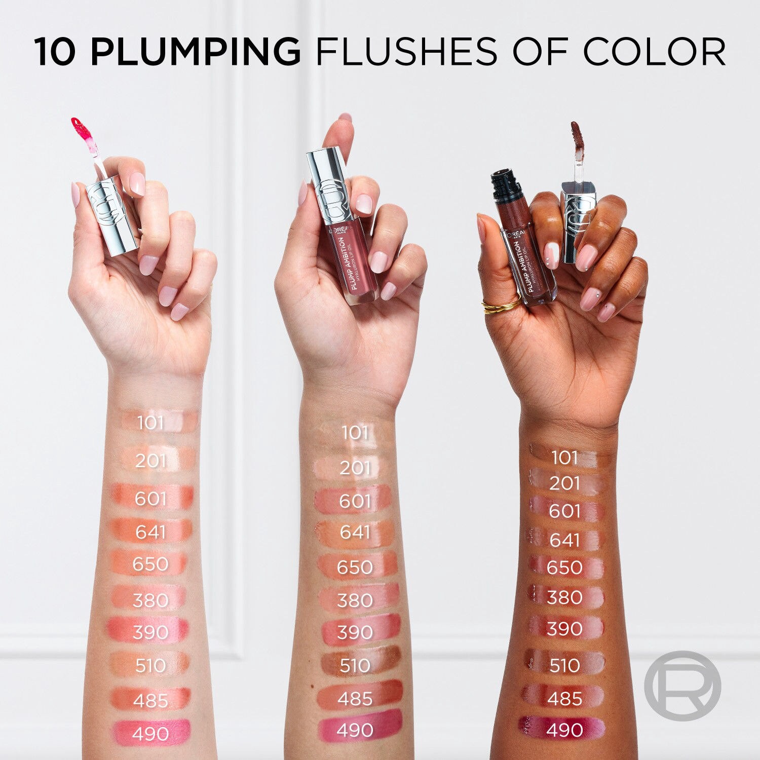 slide 5 of 14, L'Oréal Rouge in Love Plump Ambition Hyaluron Lip Oil 0.16 fl oz, 0.16 fl oz