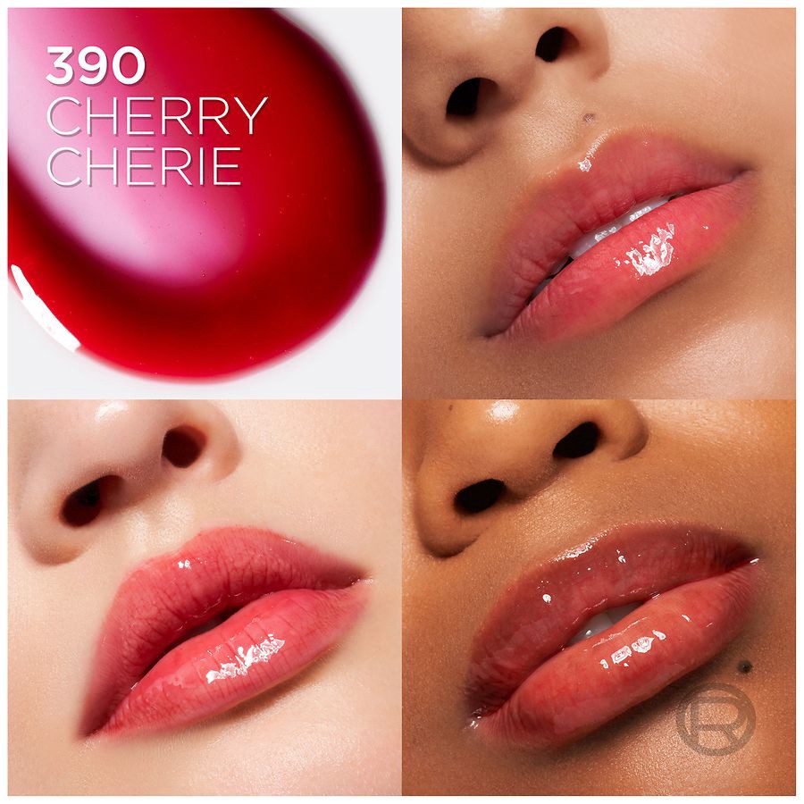 slide 5 of 5, L'Oréal Paris Plump Ambition Hyaluronic Lip Oil - Cherry Cherie, 1 ct