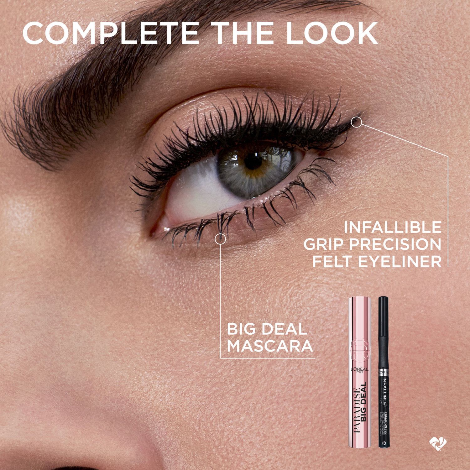 slide 6 of 8, L'Oreal Paris Paradise Big Deal Mascara, Black Brown, 0.33 oz
