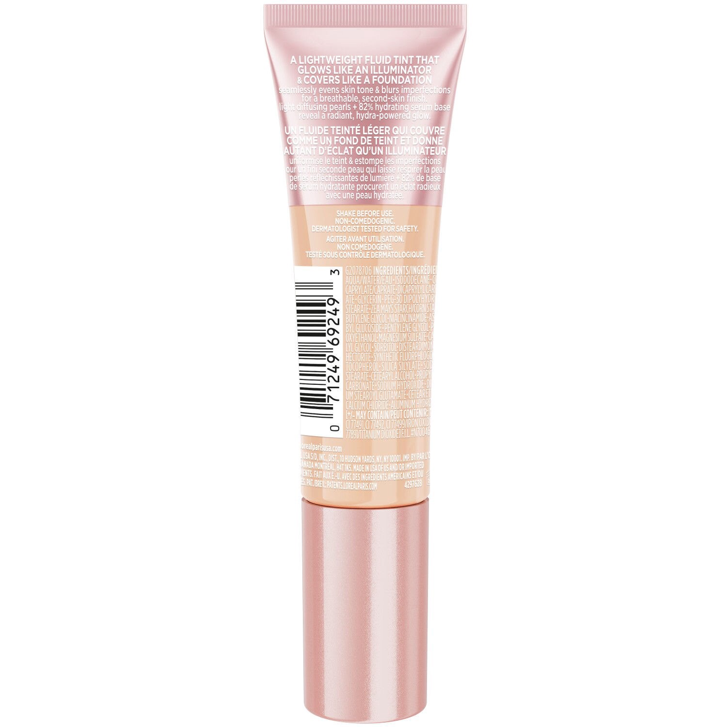 slide 13 of 13, LOREAL L'Oreal Paris Lumi Skin Glow Tint, C100, 0.85 oz