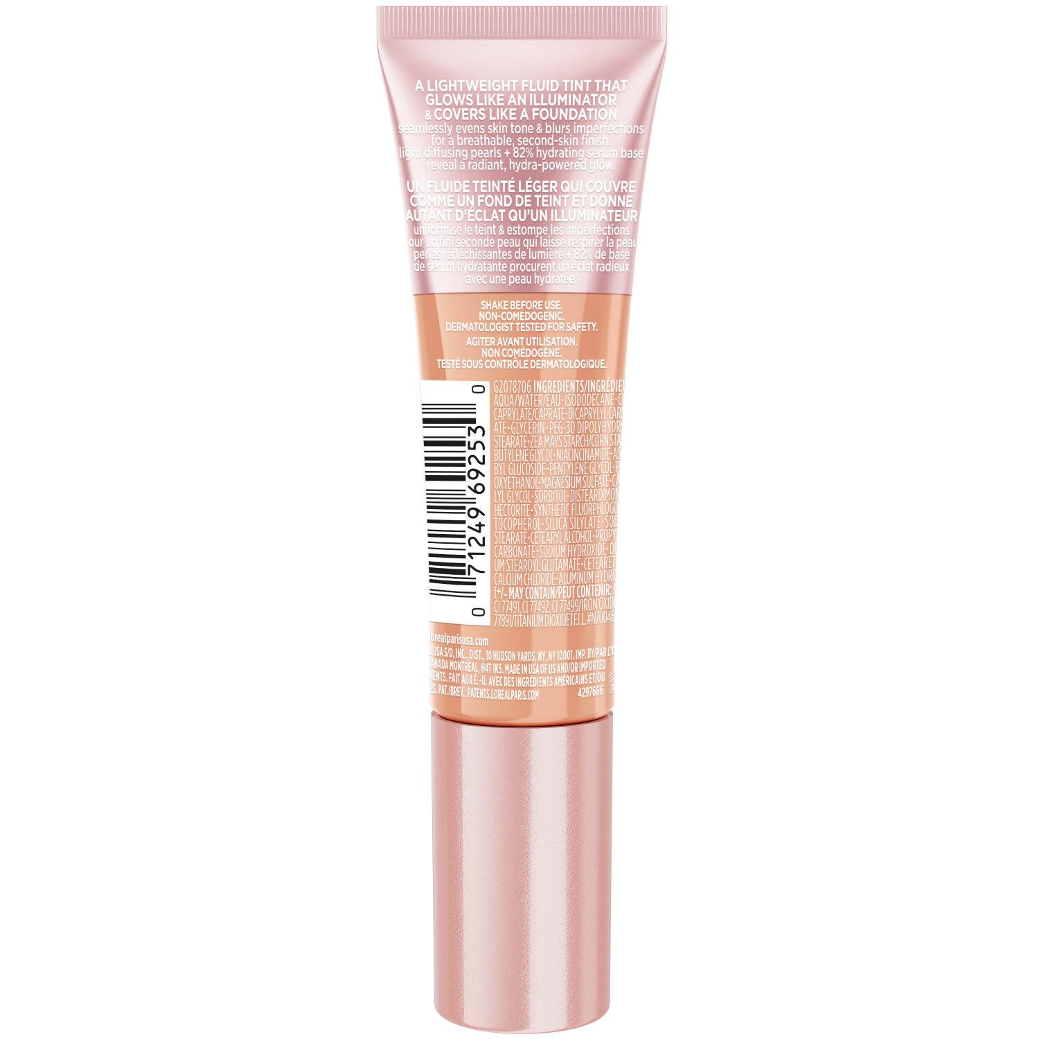 slide 9 of 12, LOREAL L'Oreal Paris Lumi Skin Glow Tint, C140, 0.85 oz