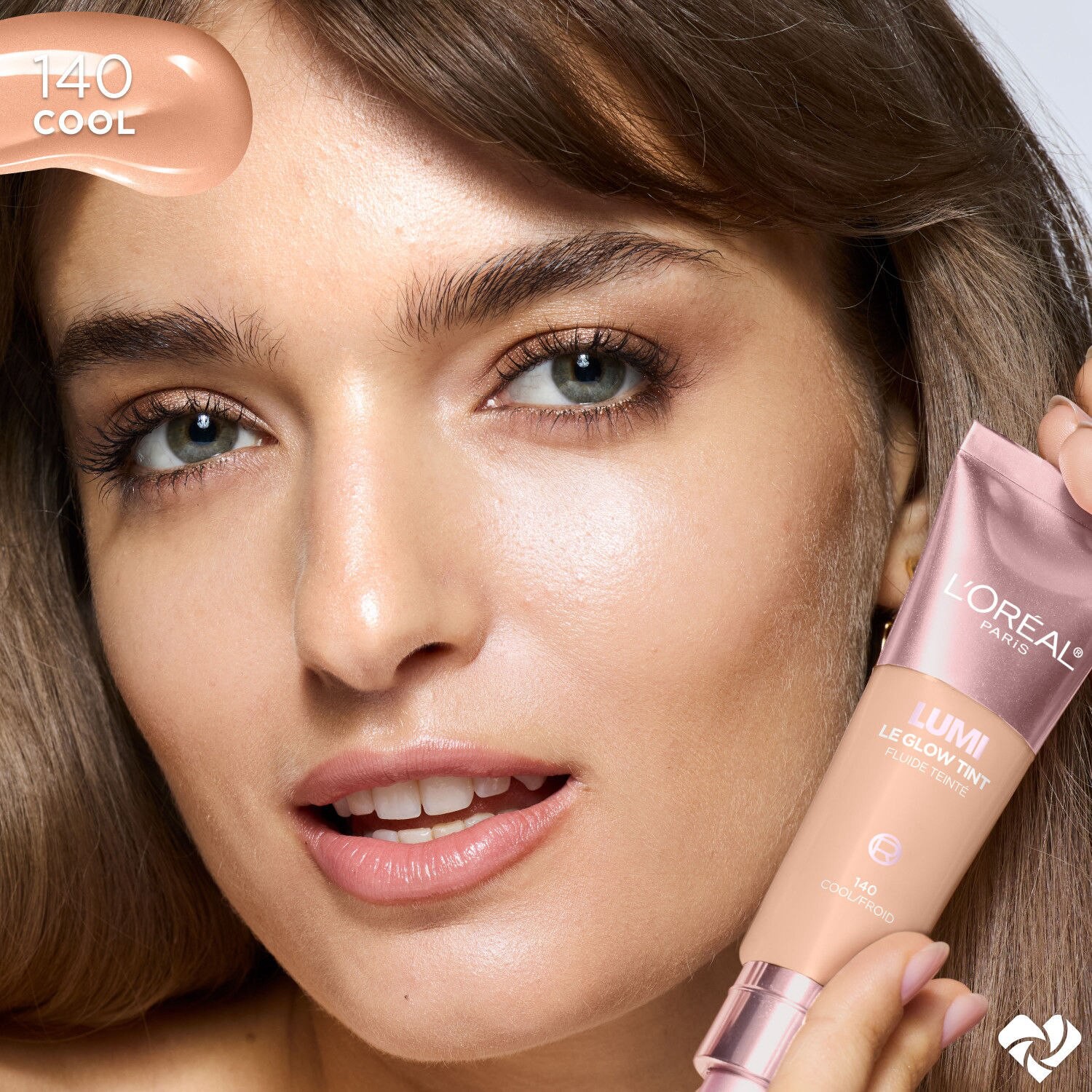 slide 12 of 12, LOREAL L'Oreal Paris Lumi Skin Glow Tint, C140, 0.85 oz