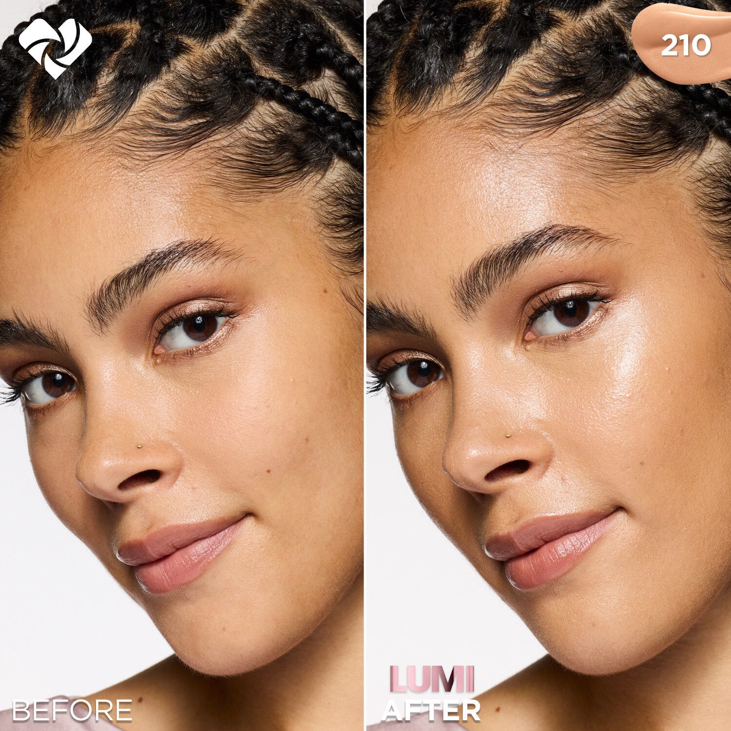 slide 9 of 12, LOREAL L'Oreal Paris Lumi Skin Glow Tint, N210, 0.85 oz
