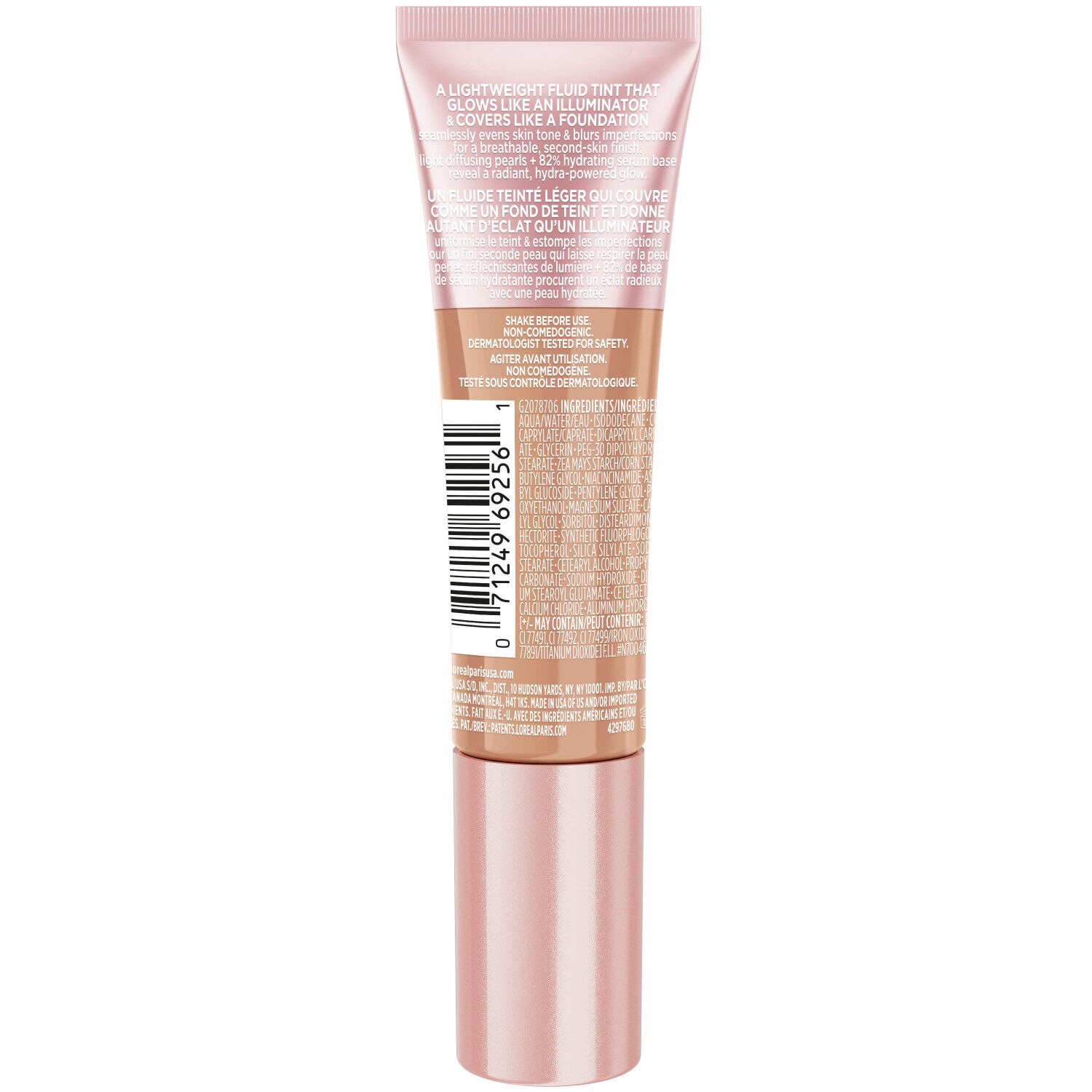 slide 4 of 12, LOREAL L'Oreal Paris Lumi Skin Glow Tint, N210, 0.85 oz